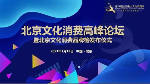 北京文化消費高峰論壇 零點視角下的北京文化消費季與數(shù)字文化創(chuàng)意內(nèi)容應(yīng)用服務(wù)
